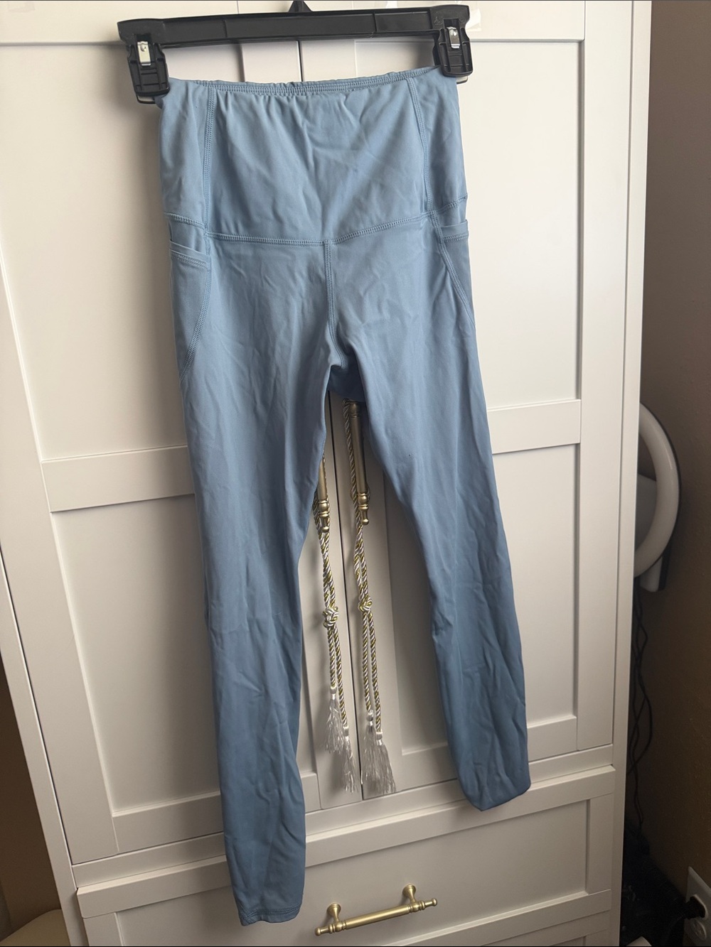 Light Blue High-Waist Leggings